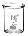 EISCO Beaker, 10ml - Griffin Style, Low Form with Spout - Ungraduated - Borosilicate 3.3 Glass