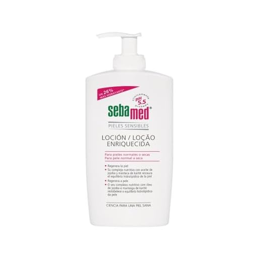 Sebamed Hidratante Enriquecido Loción Con Aceite De Almendras Dulces Y Manteca De Karité - 1 Litros
