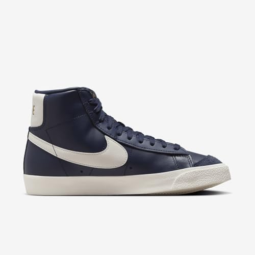 Nike Blazer Mid '77 Women's Shoes (HF1057-400, Obsidian/Sail/Metallic Gold/Phantom) Size 6.53