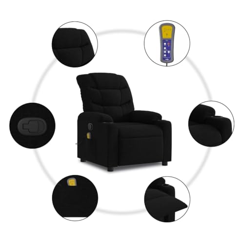 Fauteuil de relaxation contre le mal de dos avec massage vibrant 6 points - 7