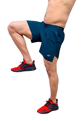 Image of DECISIVE Fitness Ultra Thin Running Sport Synthetic Short- Royal Blue
