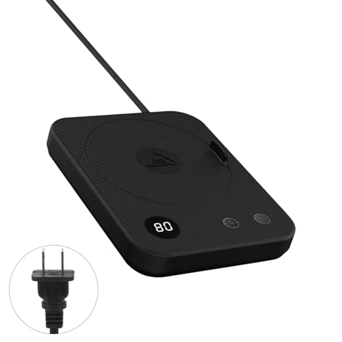 Mobile Drink Heating Pad Modifiable Warmth 110V Power Efficient ABS Metal for Milk Tisane Coffee Transportable Desk Cup Stove fo