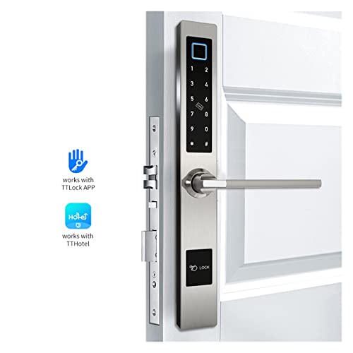 Serrure à code de carte RFID et empreinte digitale pour porte en aluminium - 4