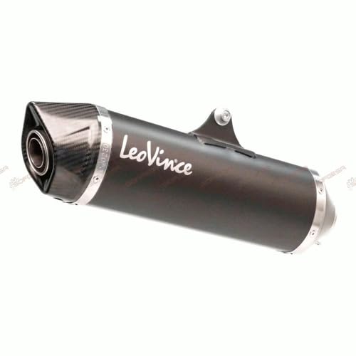 Pot Maxi Scooter leovince Nero Compatible avec 400/500 Piaggio mp3 2008-