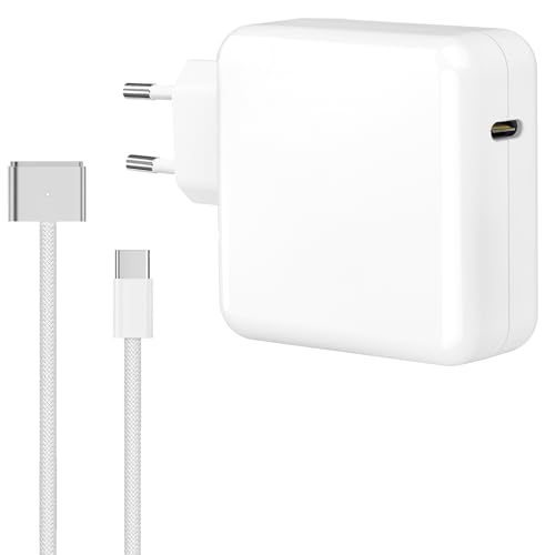 iWinvi - Caricatore Mac Book Air Pro 30W, M3 M2 (2024 2022) avec câble tressé USB C vers T-Tip de 2 m, pour MacBook Air 13, A3113‌‌ A2681