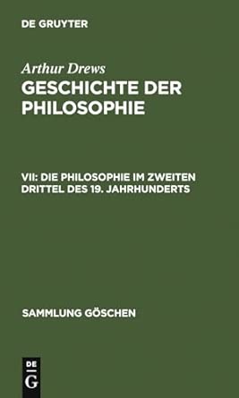 Die Philosophie im zweiten Drittel des 19. Jahrhunderts: 709 Reprint 2012 ed. Edition book cover