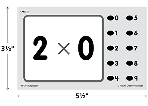 Teacher Created Resources Power Pen Learning Cards: Multiplication (6459) #TOP5