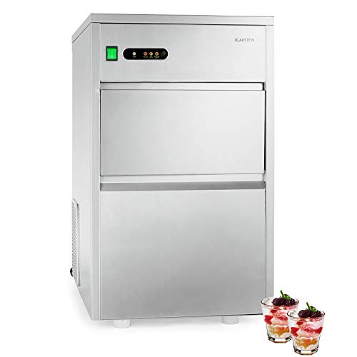 Klarstein Powericer XXL - Profi Eiswürfelmaschine, Eiswürfelbereiter, Ice Maker, 25 kg / 24 h,160...