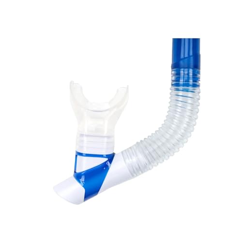 Snorkel Mares Adult Gator Splash con Tapa Semi-Seca y Tecnología Anti-Salpicaduras, Boquilla de Silicona, Válvula de Drenaje para Limpieza Inmediata miniatura 4