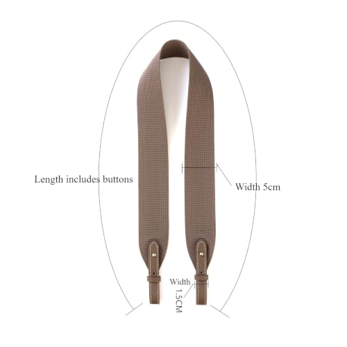 Correa de hombro de 5CM negra con hebilla dorada para bolsos Kelly y Picotin de 60CM 4
