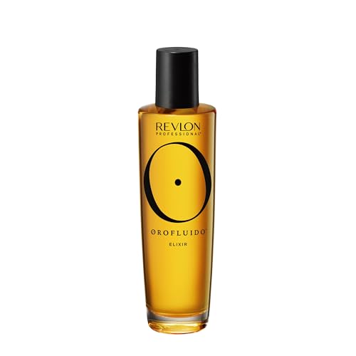 REVLON PROFESSIONAL Orofluido Elixir, Serum Pelo con Aceite de Argán, Nutre Suaviza y Fortalece el Cabello, Tratamiento Intenso, Aporta Suavidad y Luminosidad, Reduce la Rotura del Cabello, 30ml