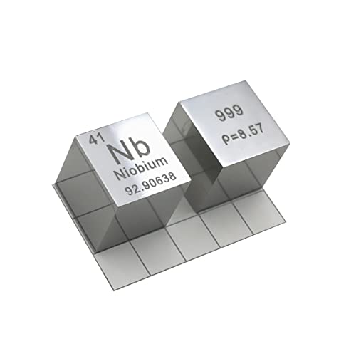 Niobium cube 10mm résout les erreurs de mesure en laboratoire de chimie