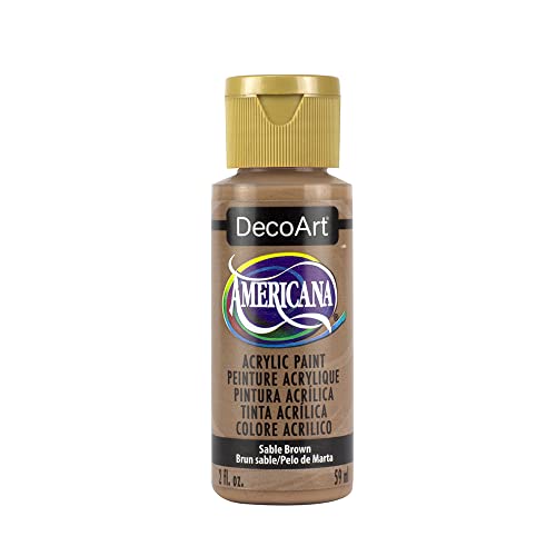 Image of DecoArt Americana Acrylic Paint, 2-Ounce, Sable Brown
