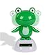 formano Solar Wackelfigur Frosch 6x10cm lustige Dekofigur solarbetrieben tanzend - Geschenkidee für Auto, Büro & Fensterbank - in transparenter Geschenkbox Solar, Keine Batterien nötig