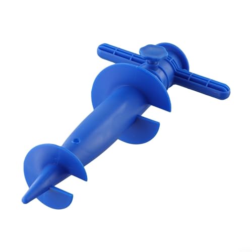 Base de paraguas ajustable con estaca para uso en playa y patio, construcción de plástico que proporciona un apoyo duradero