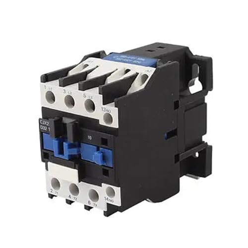 Contacteur CJX2-3210 AC 380V triphasé sur rail DIN 35mm pour moteur électrique