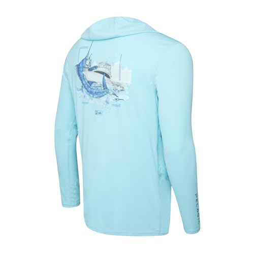 PELAGIC Apparel Men's Vaportek Goione Boat Hooded Fishing Shirt