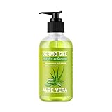 DERMO GEL ALOE VERA DE CANARIAS BIO - Efecto calmante, nutre e hidrata la piel. Hidratación natural cara y cuerpo (250 ml)