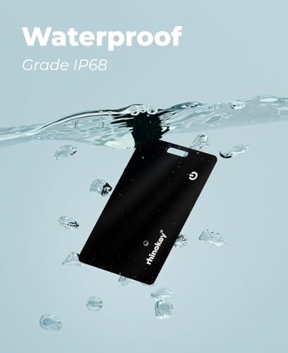 Image of Rhinokey Apple MFi Certified Wallet Tracker Card Works with Apple Find My