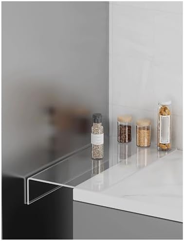 Countertop Extension, Kitchen Refrigerator Gap Board Side Widening Extension Baffle No Punching,Storage Board Countertop Gap Rack, for Bathroom, Kitchen(60x15x4cm/23.6x5.9x1.6)