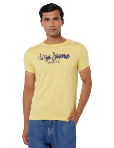 Image of Pepe Jeans Men T-Shirt|Cotton|Slim Fit