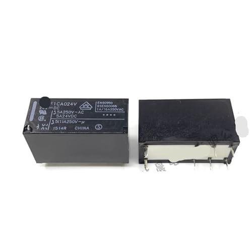 Relais F1CA024V 5A 24V à 8 broches pour circuits imprimés, lot de 5 pièces