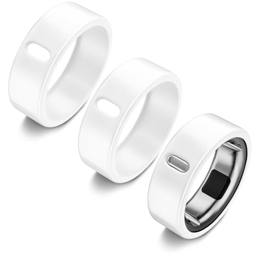ZOOROO 3���p�b�N �J�o�[ Oura Ring Gen 4/Oura Ring Gen 3 Horizon/Heritage�Ή� �J�o�[�I���t�� Surport Charging�Ή� ���h�~ TPU�v���e�N�^�[ �j�����p (�T�C�Y7�A�z���C�g*3)