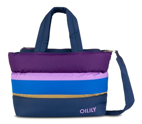 Bolso de mano de mujer Oilily Hollys Colour Block Eclipse azul