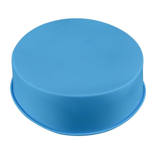 GRIRIW Molde para Pastel Redondo de Silicona 17 CM Set de 3 Piezas para Hornear Cupcakes y Repostería Moldes de Silicona Antiadherentes Aptos para Horno y Fácil Color Color Aleatorio