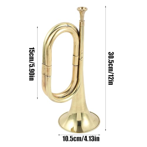 Instrument doré à sortie interactive aux tons lumineux en laiton robuste - 2