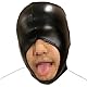 WENTPOL Kopfmaske Bondage Fetisch SM Sex Spielzeug Maske Bondage-Latex-Maske, BDSM-Maske, Fetisch-Kopfbedeckung Maske bdsm Fetisch Maske, SM Maske dunkle spiel fetisch maske mit mundöffnung