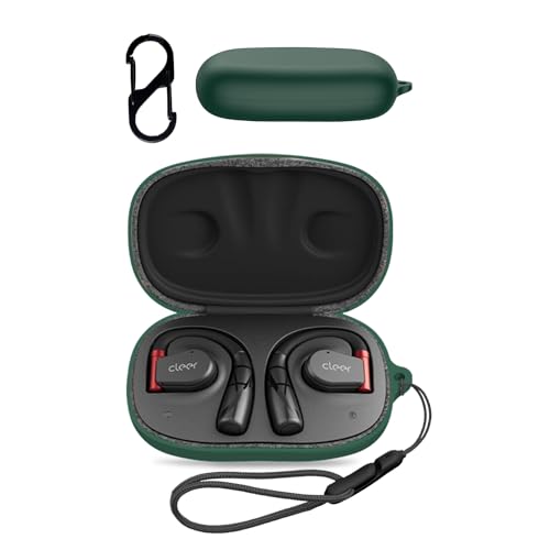 Cleer ARC II �p �P�[�X �J�o�[ �yNOUKAJU�z ���C�����X �C���[�z�� �V���R�� �ی�P�[�X �i�J���r�i�t��+�X�g���b�v�t�� �j �����h�~ �L�Y�h�~ �ϏՌ� �����[�d�\ �h�� �h�o (�O���[��)
