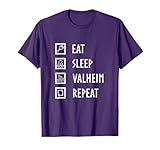 ZipTogs Eat,Sleep,Valheim,Repeat! Unisex-Adults...