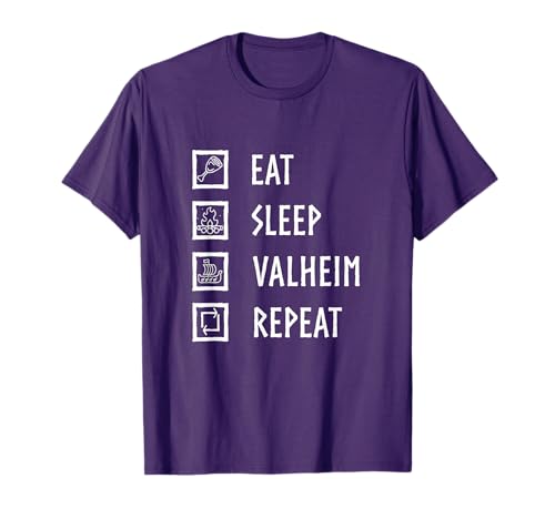ZipTogs Eat,Sleep,Valheim,Repeat! Unisex-Adults...