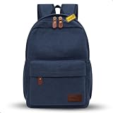 Mochila Masculina Feminina De Lona Urbana Prática Reforçada Trabalho Escolar Passeio Dia a Dia Resistente (Azul)