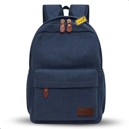 Mochila Masculina Feminina De Lona Urbana Prática Reforçada Trabalho Escolar Passeio Dia a Dia Resistente (Azul)