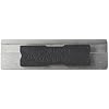 Schmalz Werbeservice Targhetta Nome In Alluminio/Plastica Con Magnete – 70x20 Mm – Incisione Personalizzata – Colore Nero/Argento