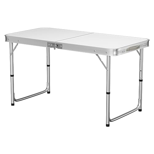 Rigogo 120cm Faltbarer Campingtisch, tragbarer Faltbarer Picknicktisch mit...