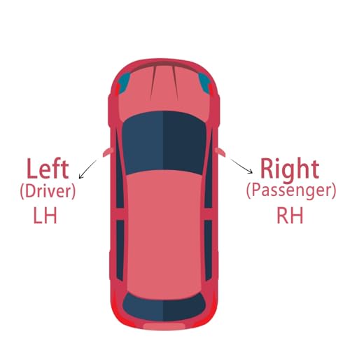 Rétroviseur Kia Ceed cassé remplacer par ce miroir chauffant blanc droit