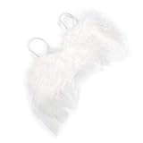 Color: 6 colores. HLifuz - Adorable ala de ángel para bebé recién nacido, accesorios de fotografía, hada de ángel para bebé, color blanco y rosa blanco blanco