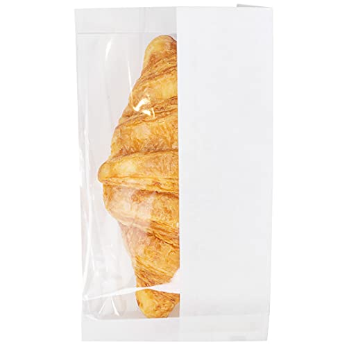 Restaurantware White Paper Small Bread Bag, 4.7 x 2.8 x