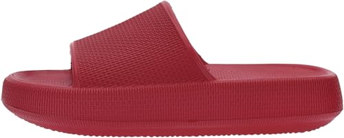Image of BRONAX Cushioned Thick Sole Pillow Slippers for Women and Men Y10 | Cloud-Like Soft Sole, Foot Pain Relief, EVA Platform Sole, Indoor Outdoor Slides, Waterproof Shower Ready, Quick-Drying