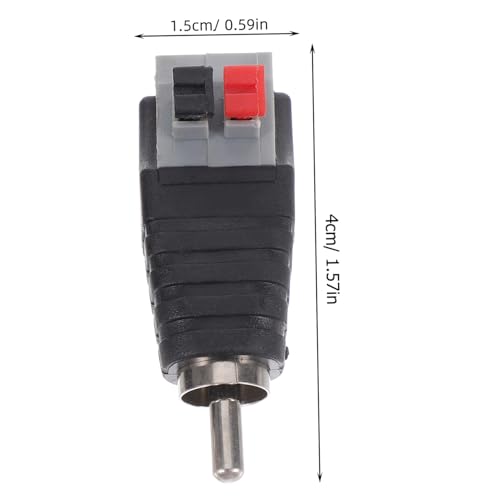 Conectores para cables de altavoz con diseño de presión sin soldadura pack de 8 2