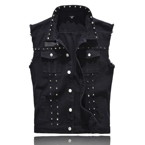 Gilet denim hommes sans manches pour en finir avec les vestes trop chaudes