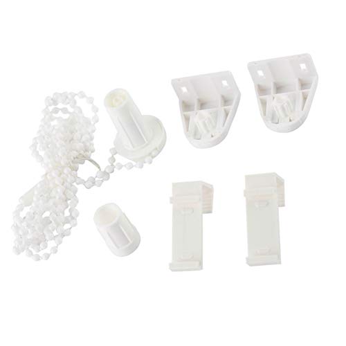 Mecanismo Estor,Kit De ReparacióN De Persianas, Roller Blind Sombra De Embrague Bracket Lado De La Polea, Cadena De ReparacióN Kit De Montaje Tratamientos De La Ventana