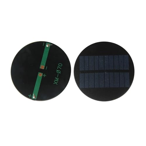 Petit système d'énergie solaire avec mini panneau solaire circulaire 5V 70MM