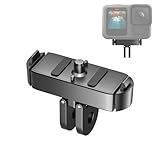 1-Pack Magnetic Adapter Mount for GoPro Hero 13, Quick Release Mount Aluminum Magnetic Latch with 1/4