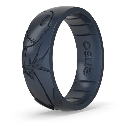 Enso Rings The Nightmare Before Christmas Collection - Comfortable Silicone Rings - Jack Forever & Always - 9