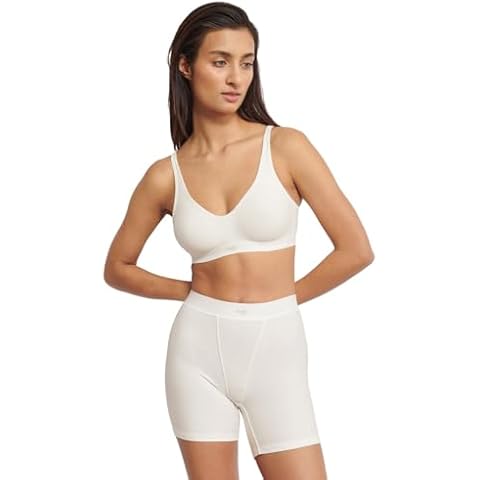 Sloggi Women's Ever Ease Soft Bra, Silk White Cover