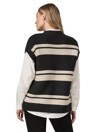 Chaleco de rayas Cecil B253908 mujer ropa de punto entretiempo 2